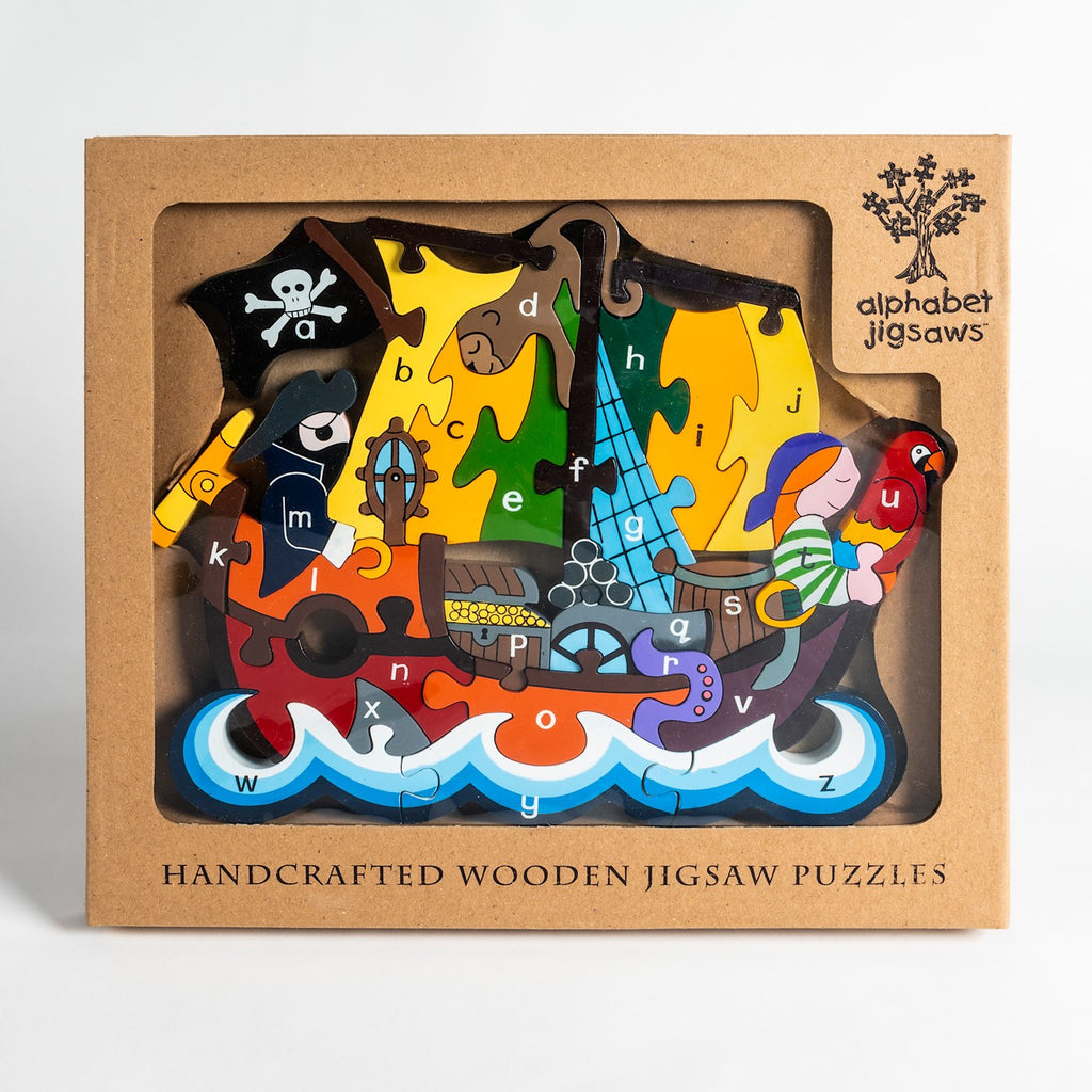 Alphabet Pirate Ship Jigsaw Puzzle Boxed