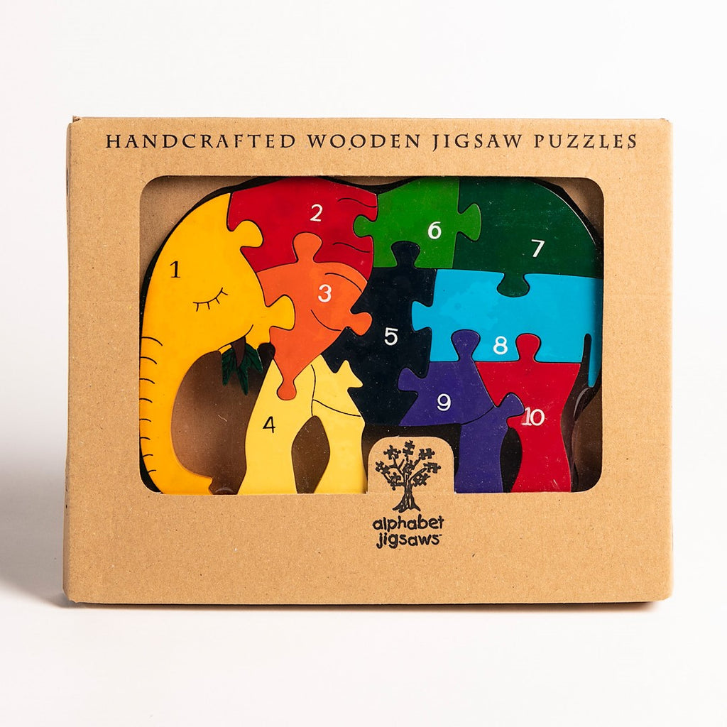 Number Elephant Jigsaw Puzzle Boxed