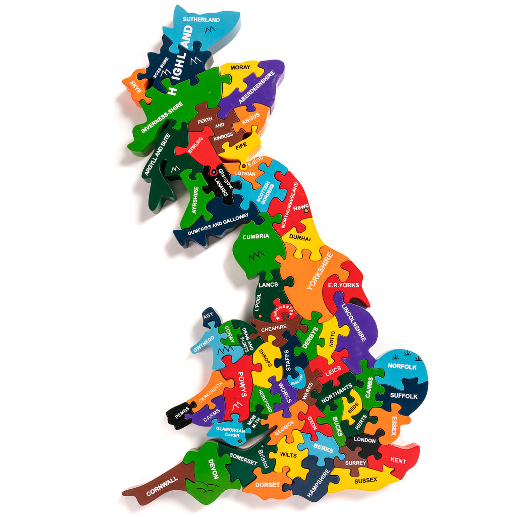 Map of Britain Jigsaw Puzzle