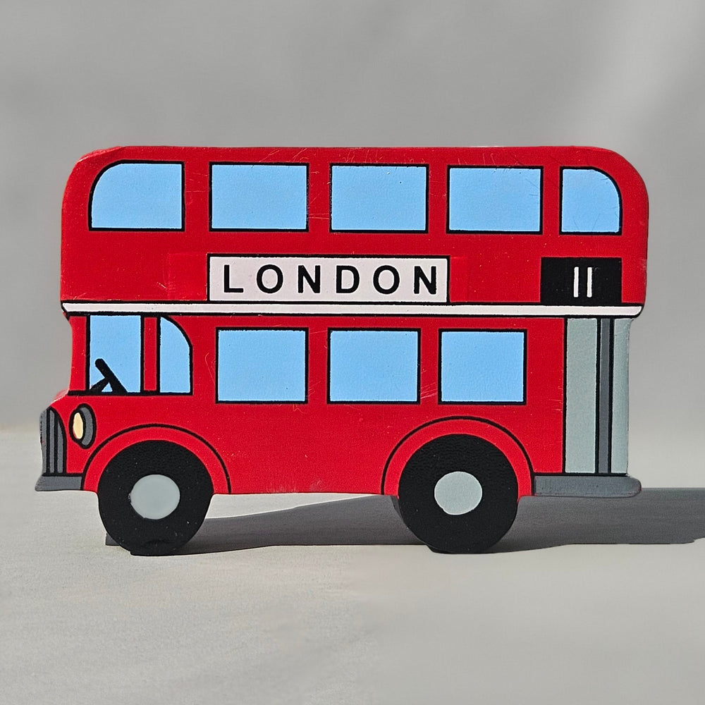 Magnetic London Bus Play Figure