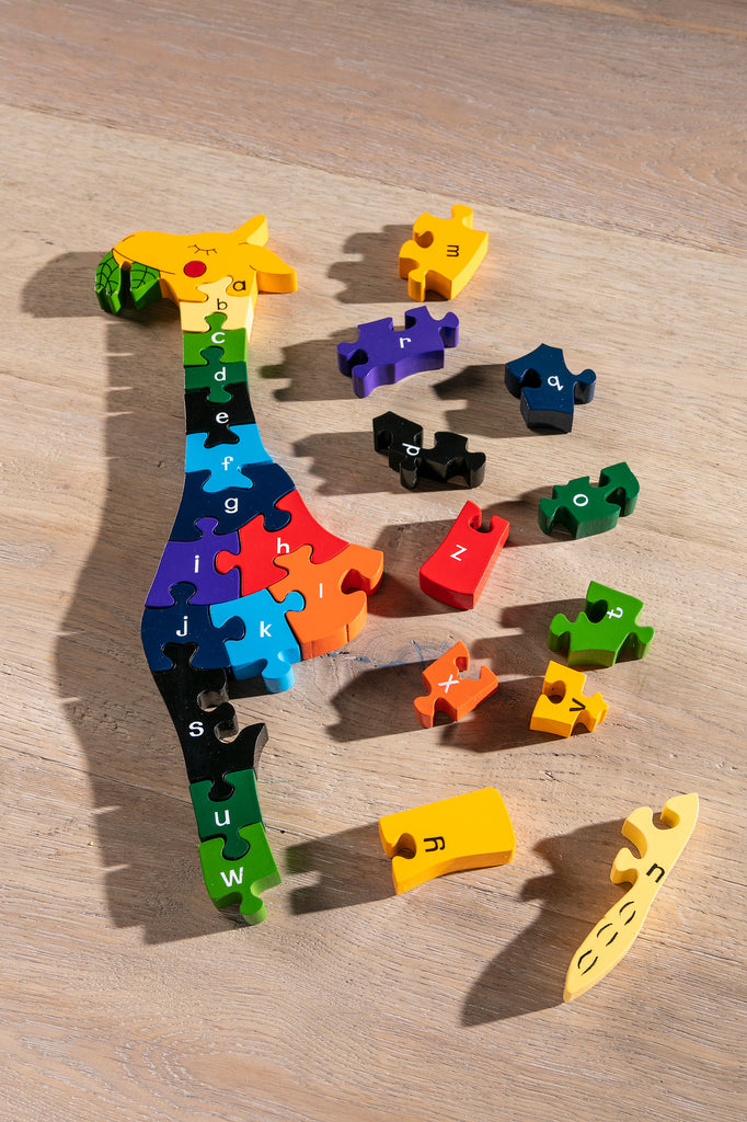 Alphabet Giraffe Jigsaw Pieces