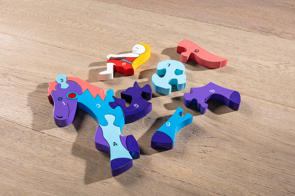 Number Horse Jigsaw Pieces