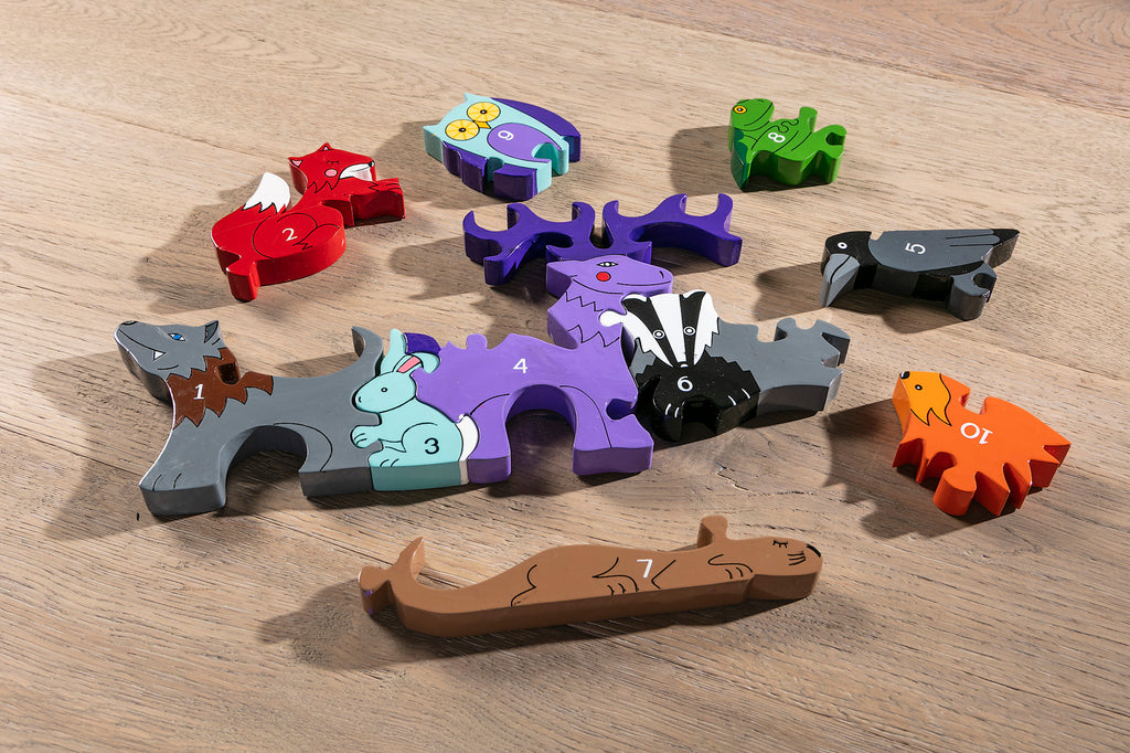Number Woodland Jigsaw Pieces