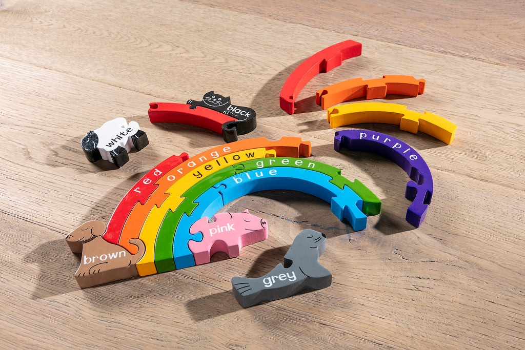 Rainbow Jigsaw Pieces