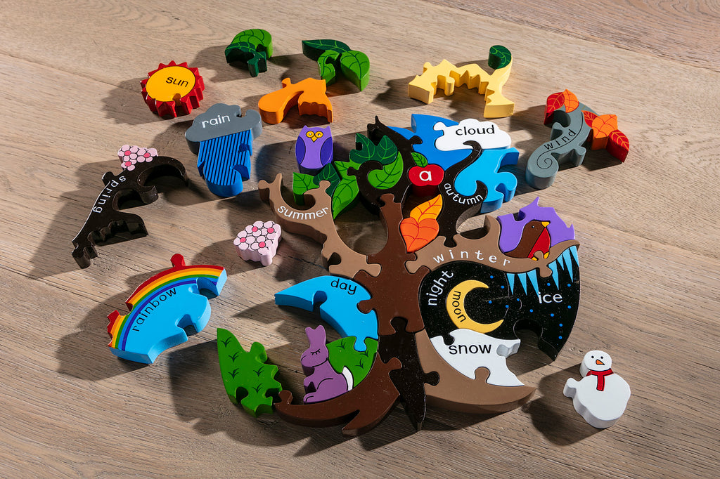 Seasons Jigsaw Puzzle Pieces