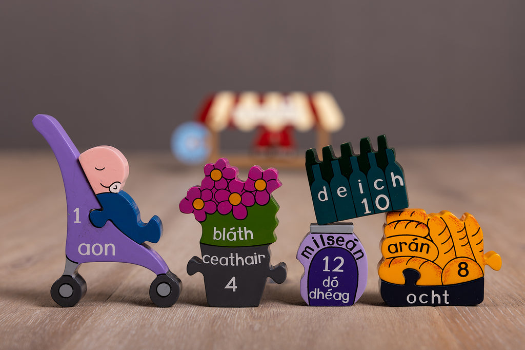 An Siopa Jigsaw Puzzle (As Gaeilge)