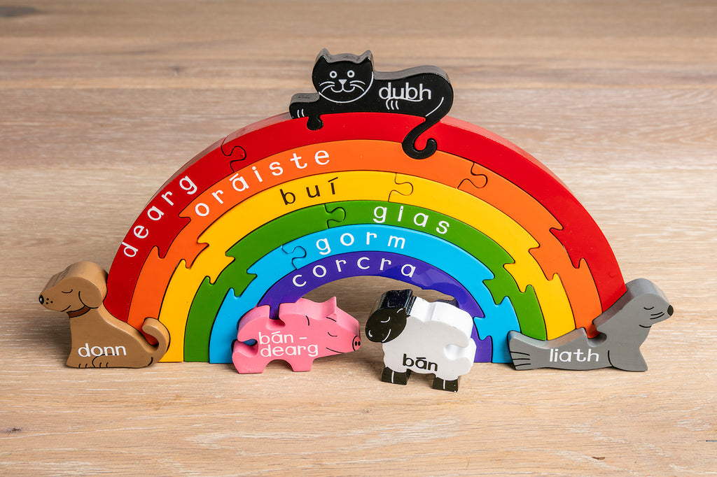 Rainbow Jigsaw Puzzle (As Gaeilge)