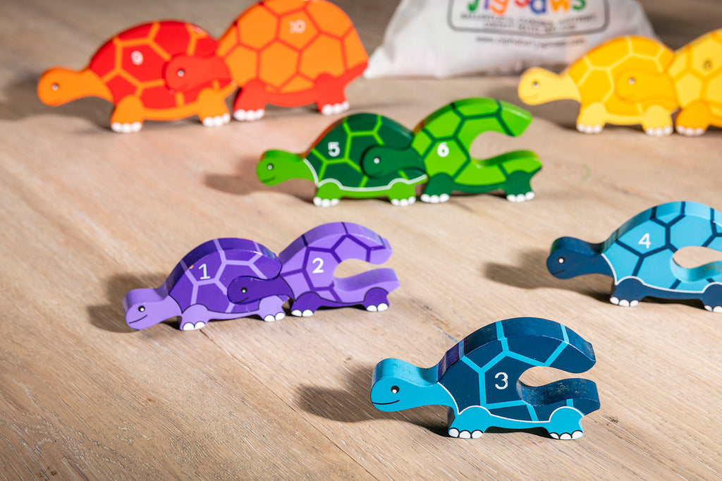 Number Tortoise Row Jigsaw