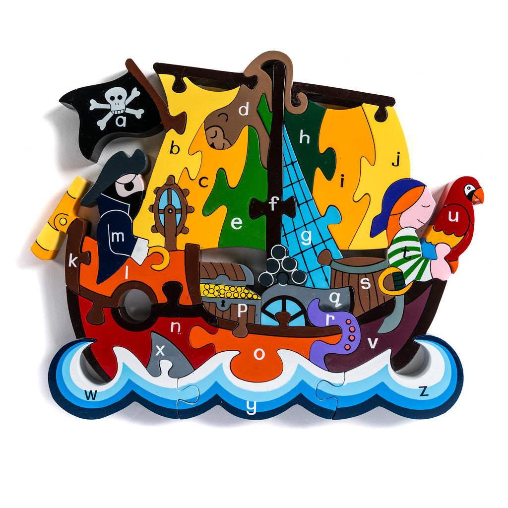 Alphabet Pirate Ship Jigsaw Puzzle