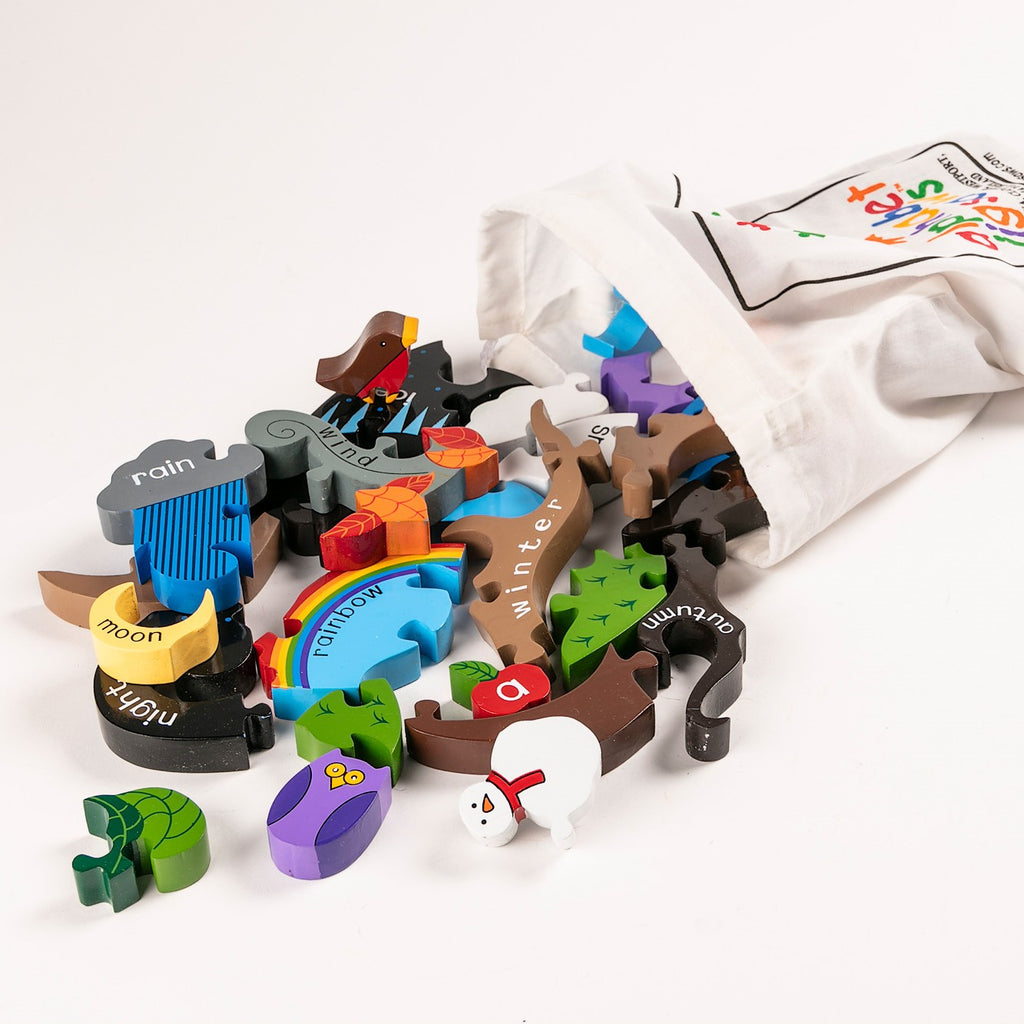 Seasons Jigsaw Puzzle Bag