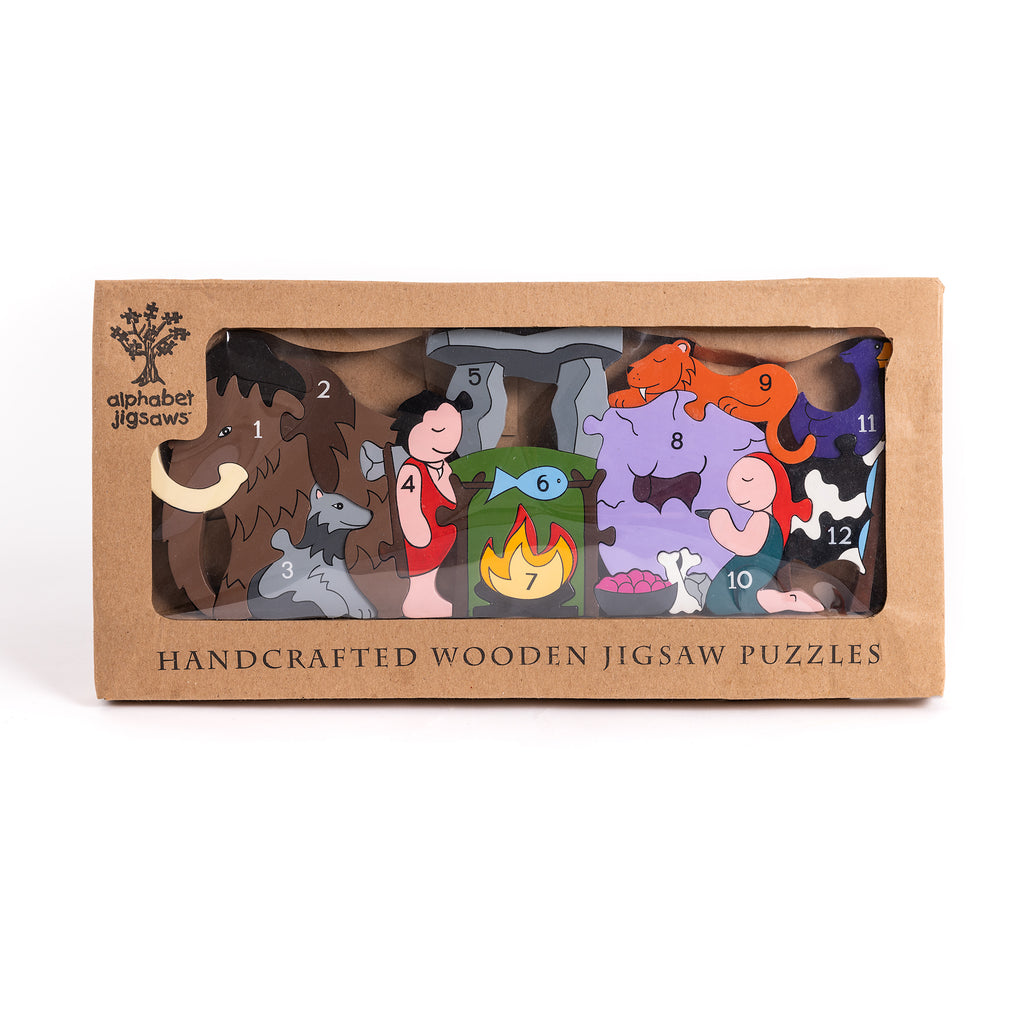 The Stone Age Number Jigsaw Puzzle