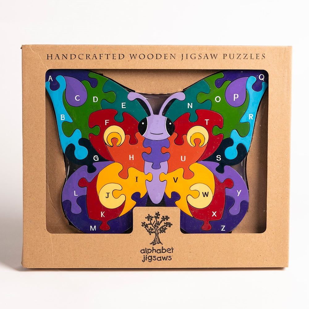 Alphabet Butterfly Jigsaw Puzzle Boxed