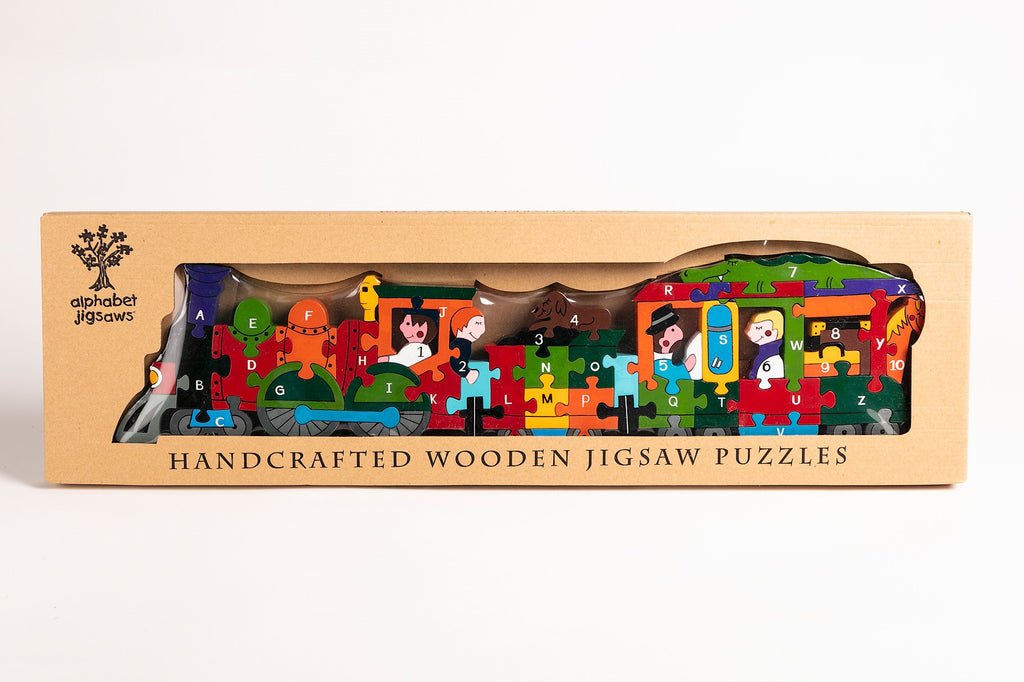 Alphabet Train Jigsaw Puzzle Boxed