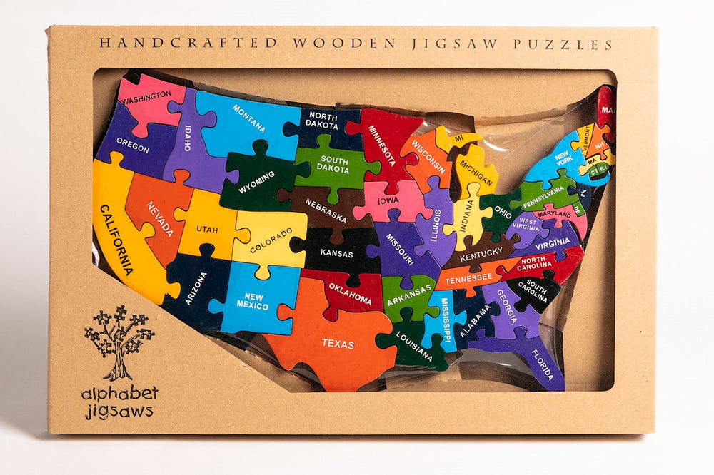 Map of the USA Jigsaw Puzzle Boxed