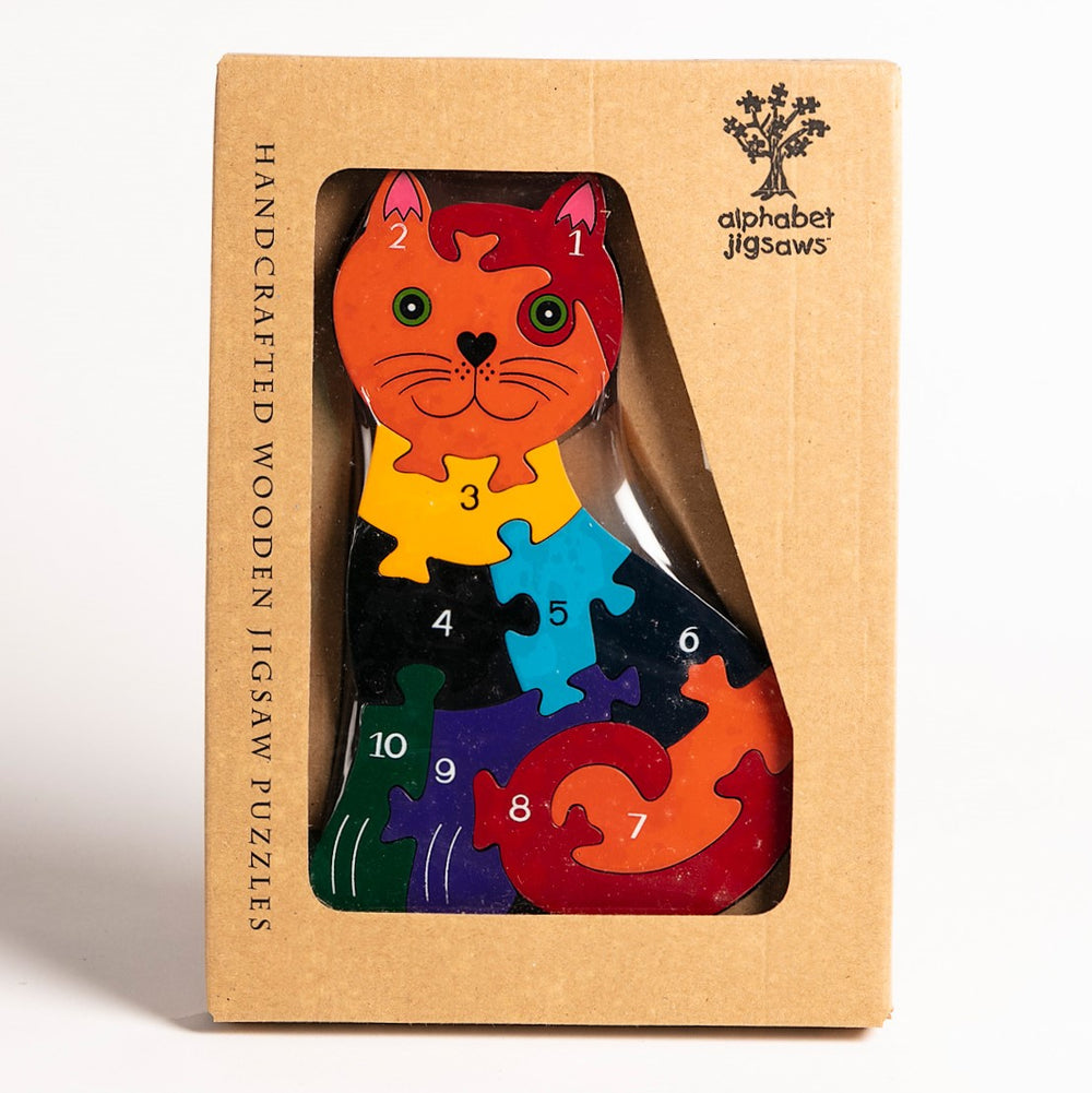Number Cat Jigsaw Puzzle Boxed