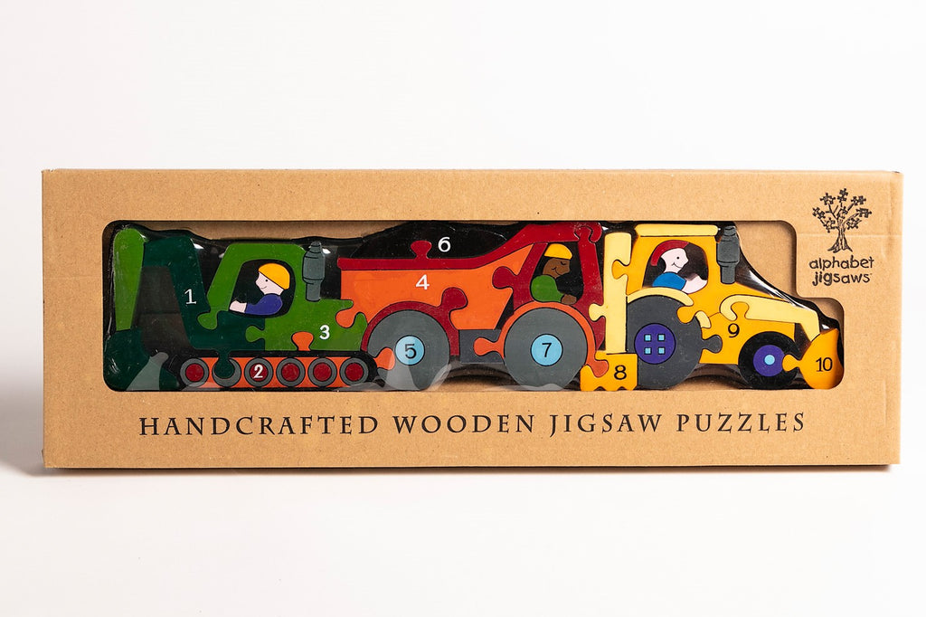 Number Construction Row Jigsaw Puzzle Boxed