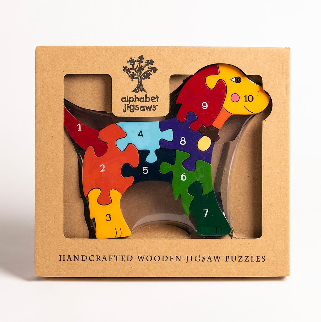 Number Dog Jigsaw Puzzle Boxed