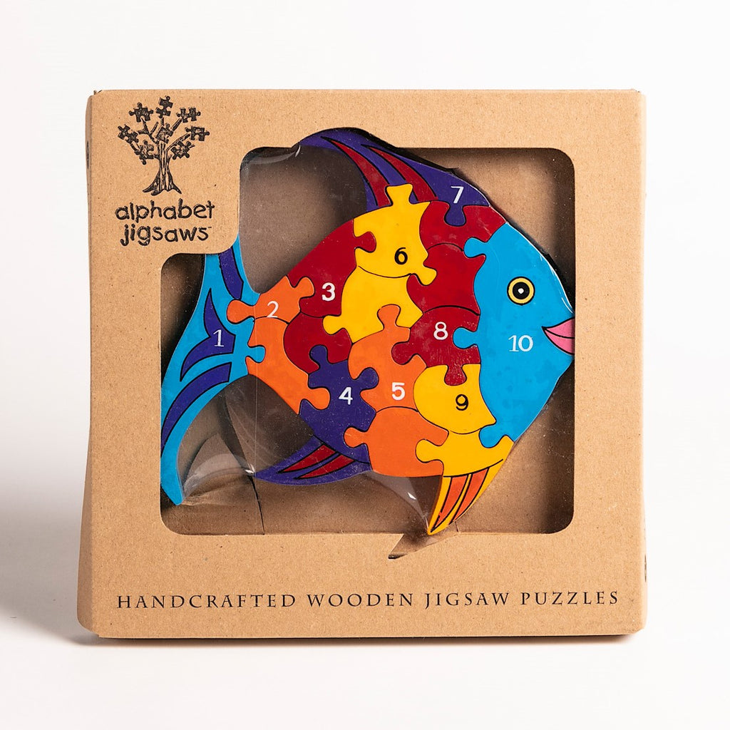 Number Fish Jigsaw Puzzle Boxed