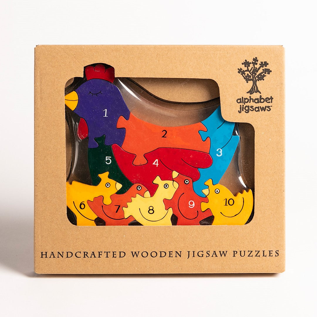 Number Hen Toddler Jigsaw Puzzles Alphabet Jigsaws