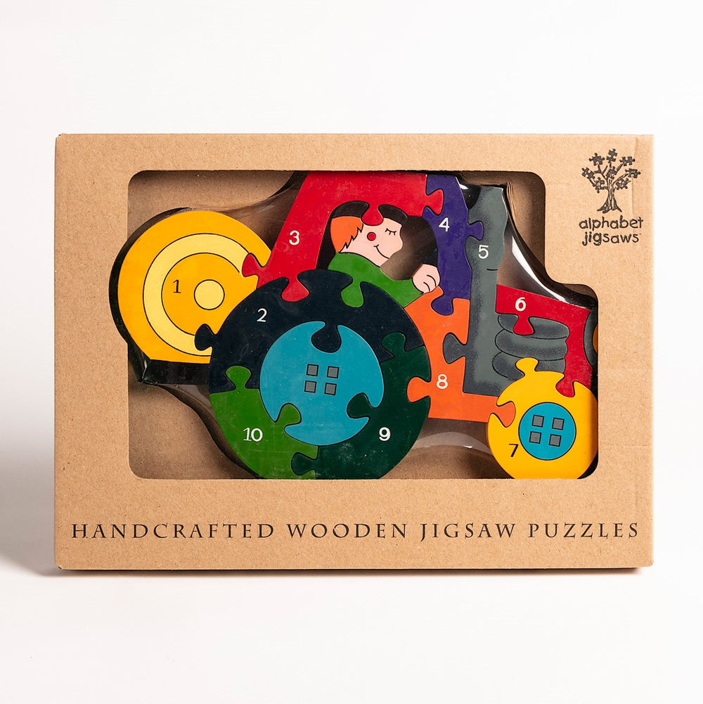 Number Tractor Jigsaw Puzzle Boxed