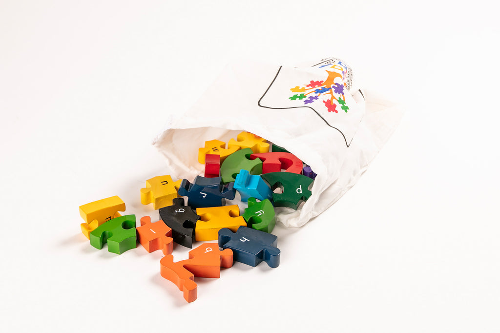 Alphabet Snake Jigsaw Puzzle Bag