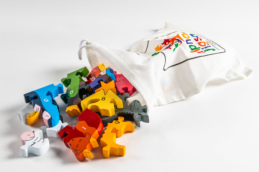 Number Nativity Jigsaw Puzzle Bag