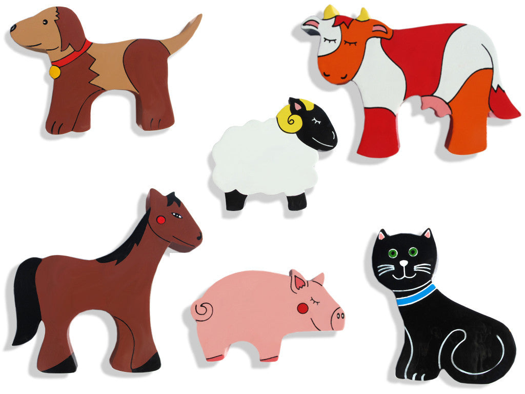 Farm Animals Magnet Set