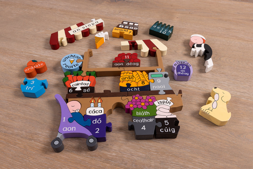 An Siopa Jigsaw Puzzle (As Gaeilge)