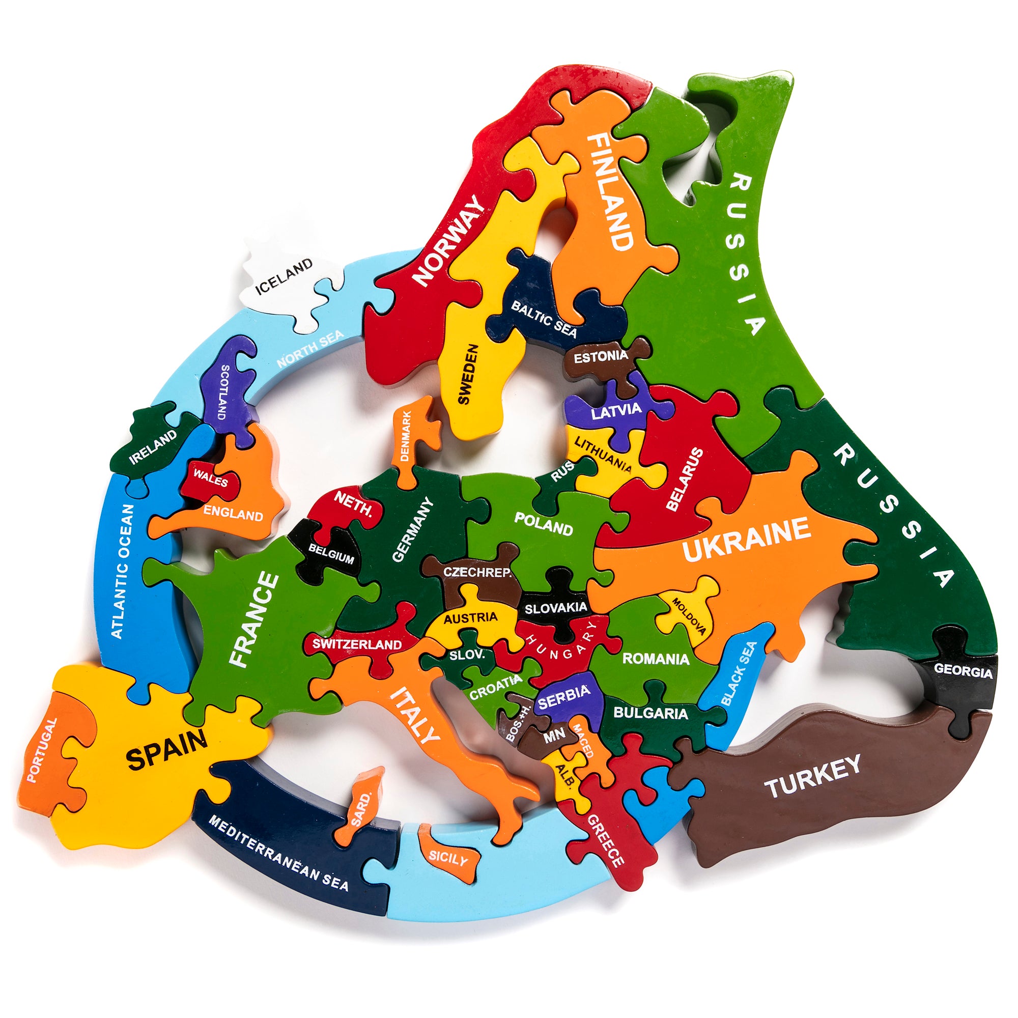 Map of Britain, Map Jigsaw Puzzles | Alphabet Jigsaws