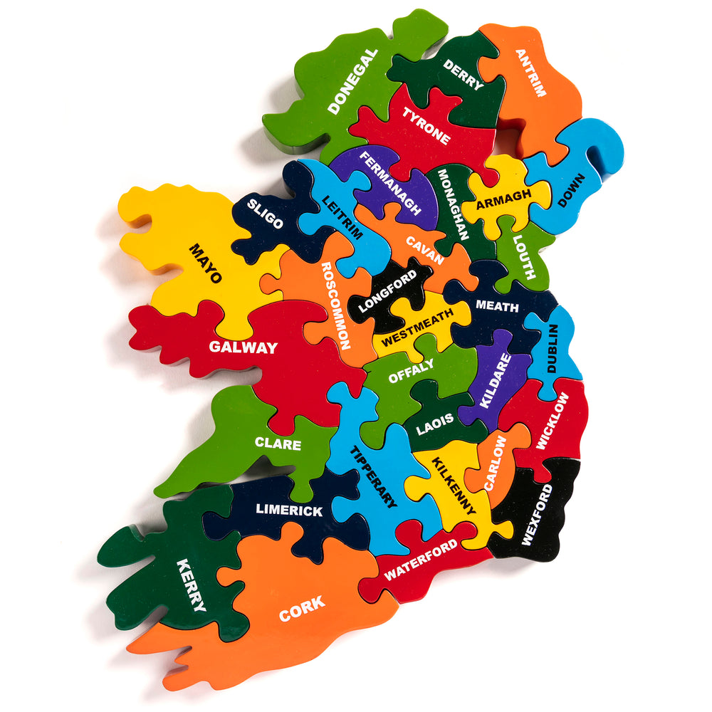 Map of Ireland Jigsaw Puzzle
