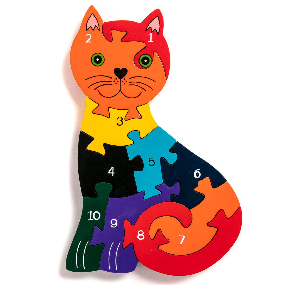 Number Cat Jigsaw Puzzle