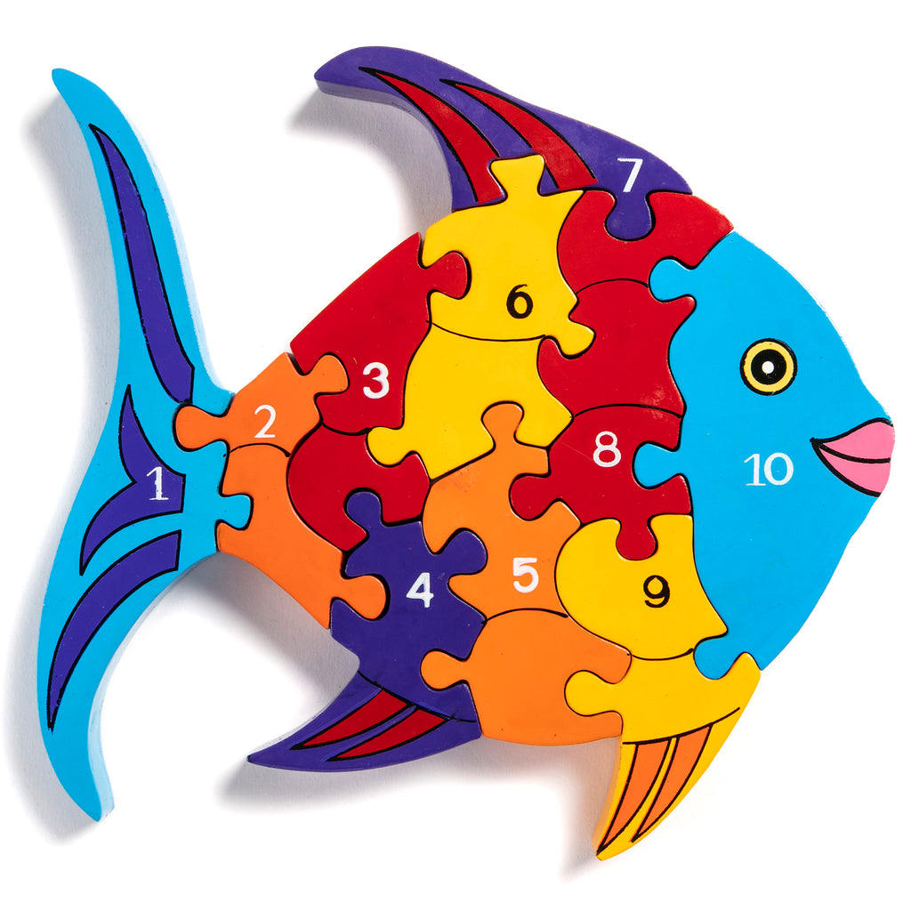 Number Fish Jigsaw Puzzle