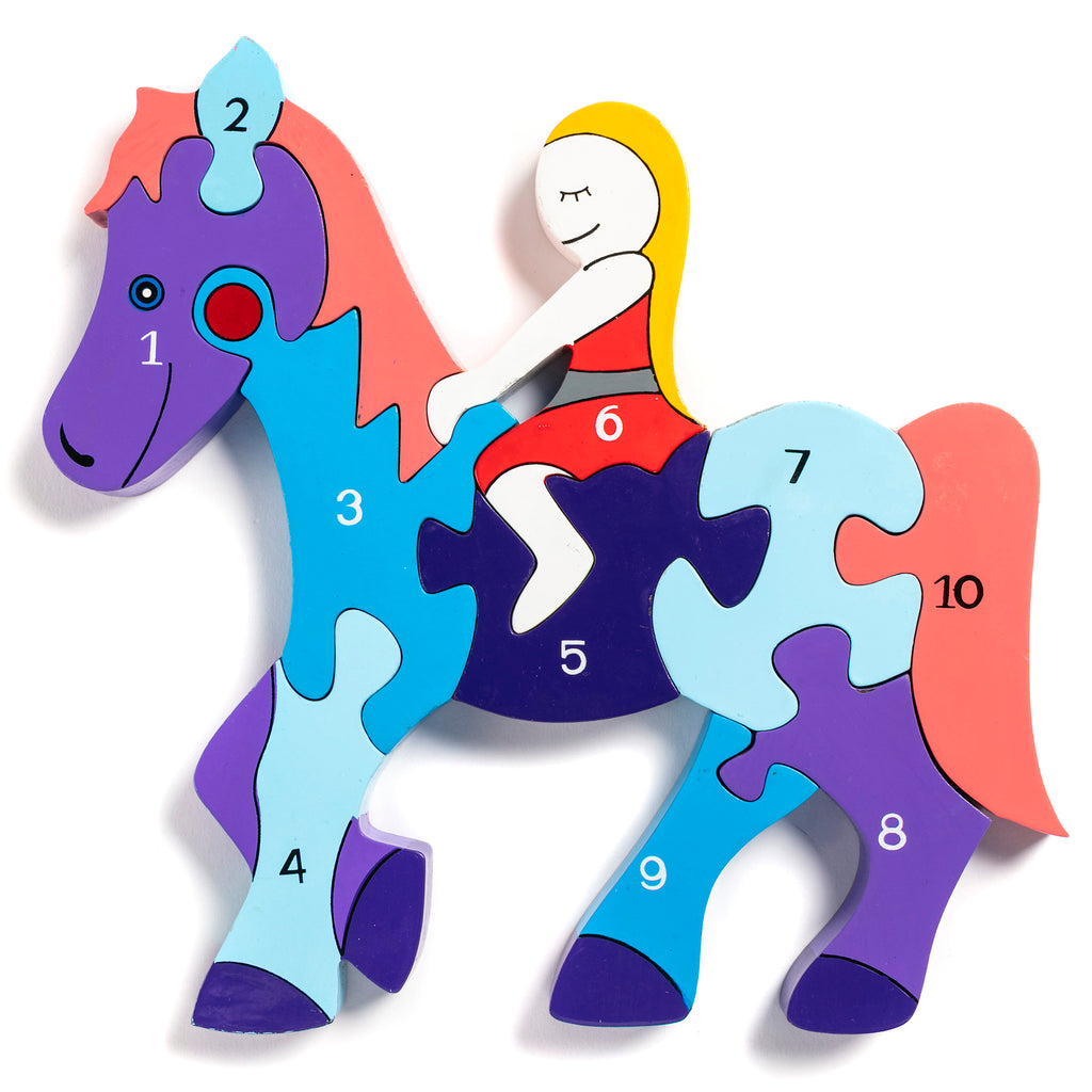 Number Horse Jigsaw Puzzle