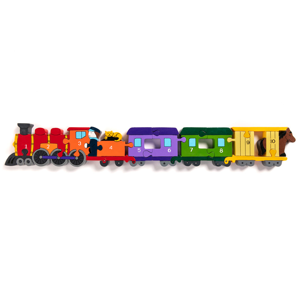 Number Train Jigsaw Puzzle Full