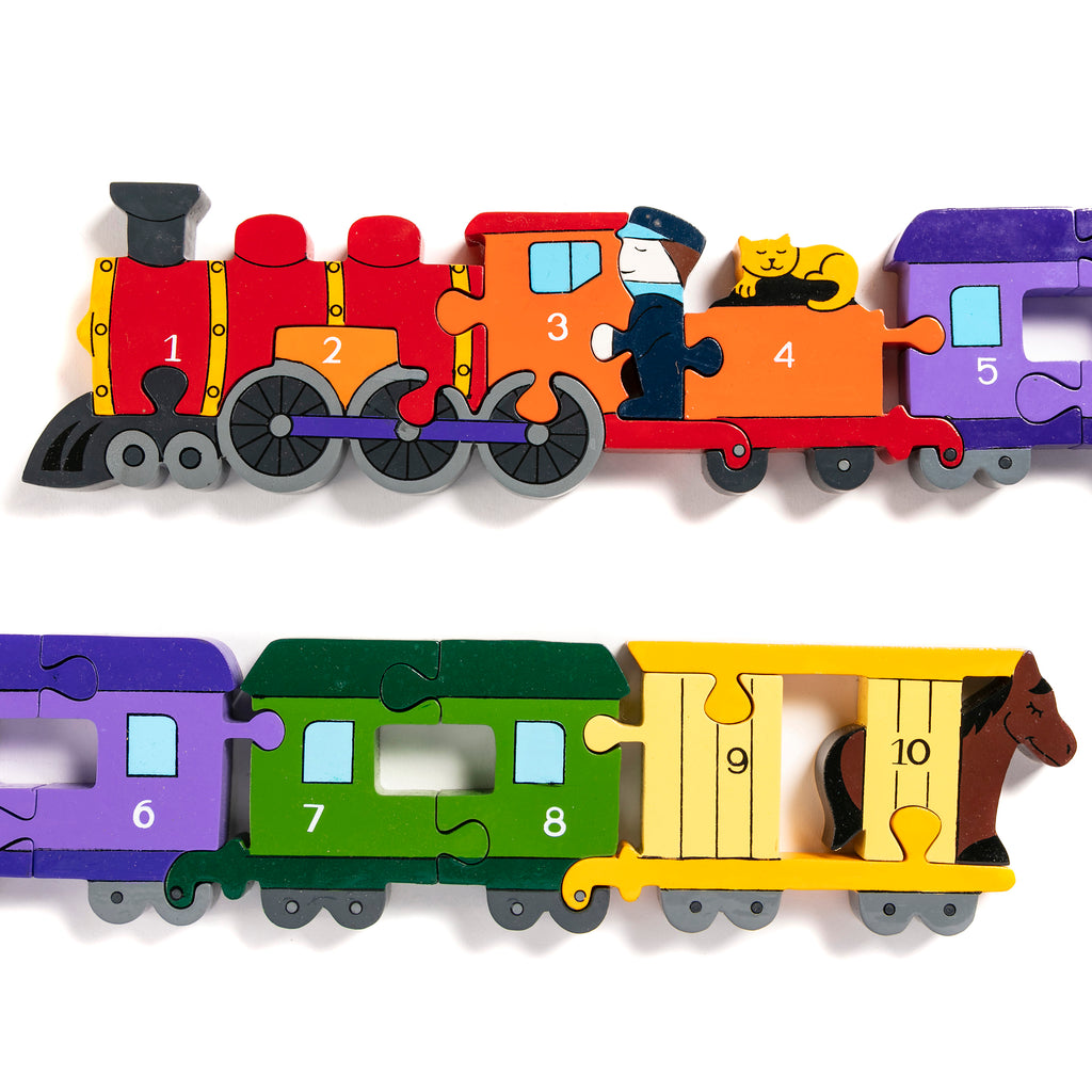 Number Train Jigsaw Puzzle