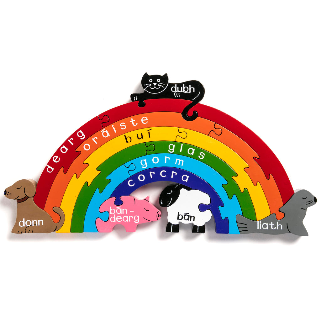 Rainbow Jigsaw Puzzle(As Gaeilge)