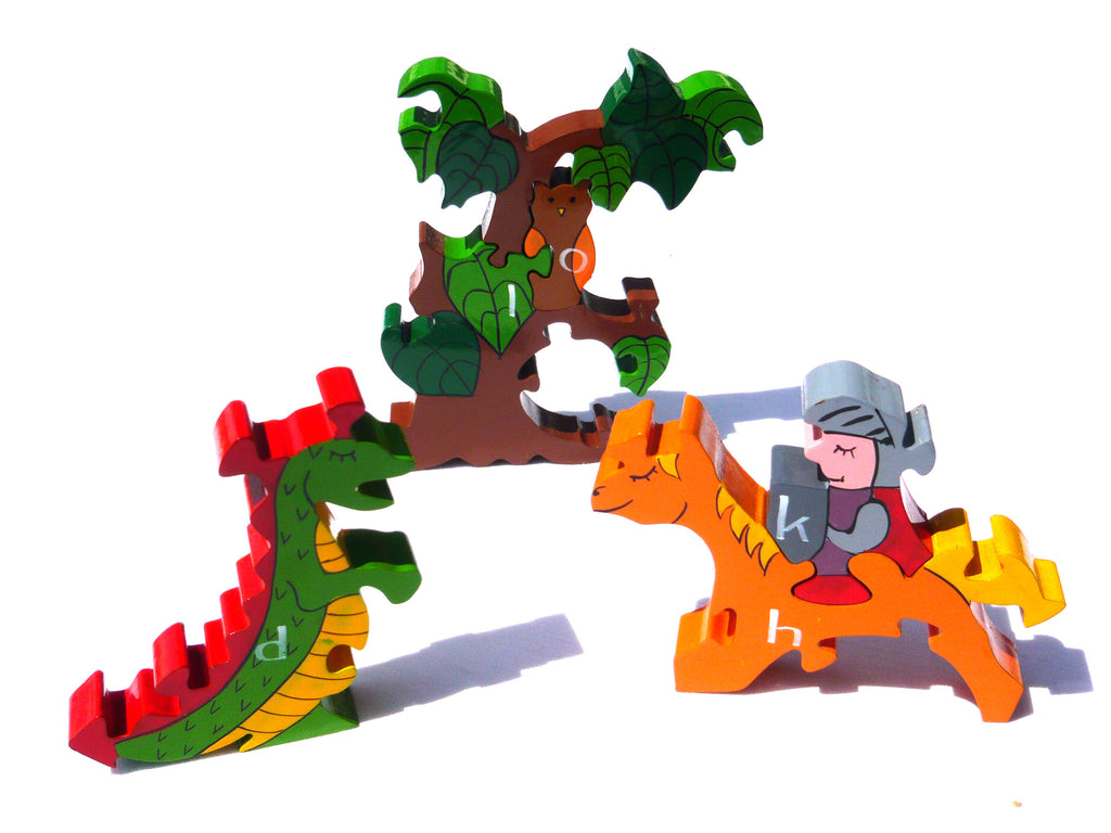 Alphabet Sun and Moon Jigsaw & Playset Pieces Zoom