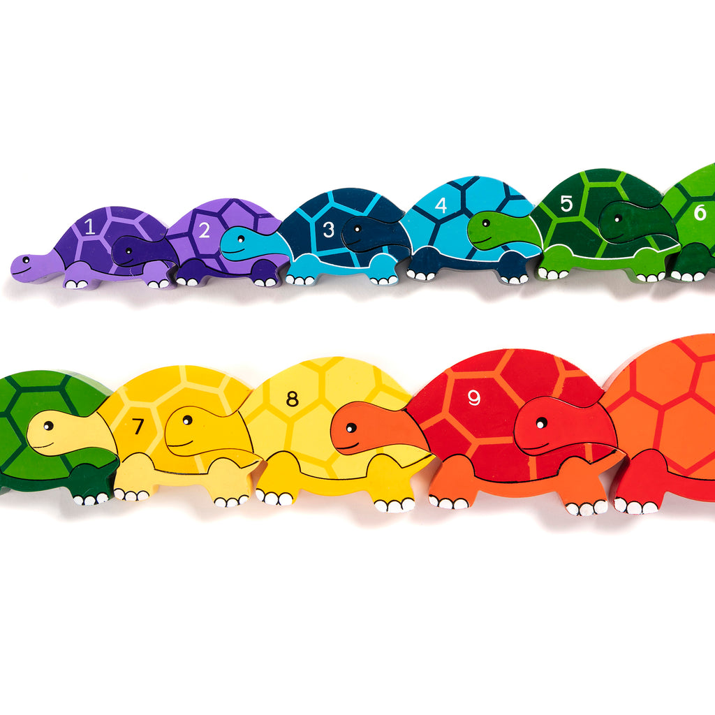 Number Tortoise Row Jigsaw