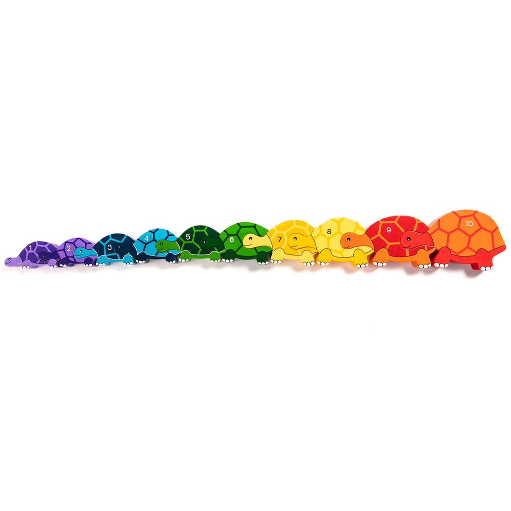 Number Tortoise Row Jigsaw Full
