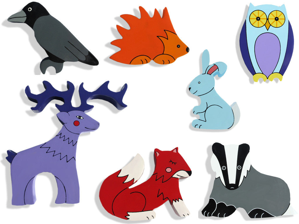 Woodland Animal Magnets