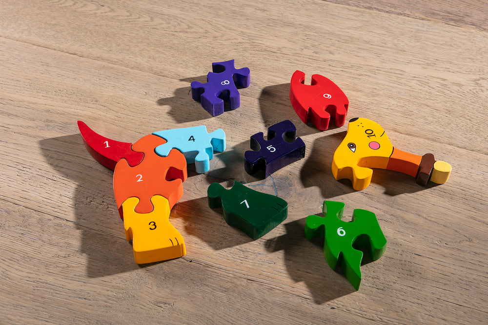 Number Dog Jigsaw Pieces